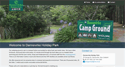 Desktop Screenshot of dannevirkeholidaypark.co.nz
